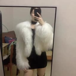 Women's Genuine Mongolia Sheep Fur Jacket Warm Autumn Winter Coat Real Fashion Ladies Real Fur Clothing