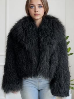 Women's Genuine Mongolia Sheep Fur Jacket Warm Autumn Winter Coat Real Fashion Ladies Real Fur Clothing