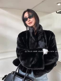 HDHOHR 2026 New Natural Mink Fur Coat Women Real Mink Fur Coat OutwearPark With Fur High Quality Female Warm Thick Winter Jacket