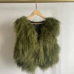V neck Natural 100% Pure Mogolia Fur Vest Genuine Real Sheep Fur Gilet Hot Basic Match Short New Drop Shipping Fur Coat tsr855