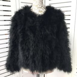 New Season's 100% Fluffy Feather Fever Fur Jackets Handmade Knitted Genuine Ostrich Fur Coat Women Retail Natural Fur Jacket