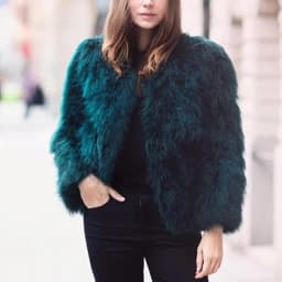New Season's 100% Fluffy Feather Fever Fur Jackets Handmade Knitted Genuine Ostrich Fur Coat Women Retail Natural Fur Jacket