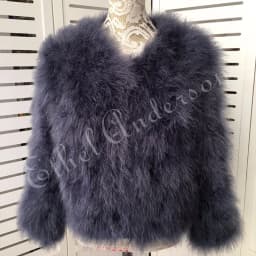 New Season's 100% Fluffy Feather Fever Fur Jackets Handmade Knitted Genuine Ostrich Fur Coat Women Retail Natural Fur Jacket