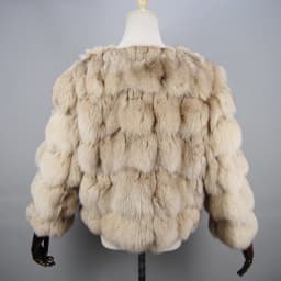 2026 New Style Real Fur Coat 100% Natural Fur Jacket Female Winter Warm Leather Fox Fur Coat High Quality Fur Vest
