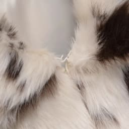 Fashionable Versatile Artificial Fur Animal Print Women's Jacket Autumn New Style JNLEAOG Standard Fit Short Coat Button Detail