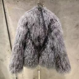 2025 Manteau De Fourrure De Mouton Bordeaux Mongol, Tissu Chaud D'Hiver En Vraie Fourrure, Vêtements En Fourrure De Mouton Natur