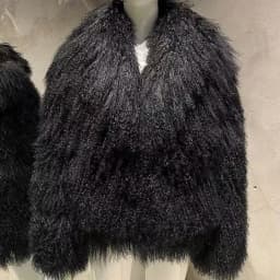 2025 Manteau De Fourrure De Mouton Bordeaux Mongol, Tissu Chaud D'Hiver En Vraie Fourrure, Vêtements En Fourrure De Mouton Natur