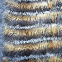 Ladies Long Real Fox Fur Coat Natural Silver Red Fox Fur Light Warm High Quality Fashionable Ladies Jacket 90cm
