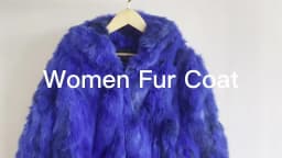 Natural Rabbit Fur Coat for Women Winter Hooded Jacket Fashion Real Fur Coat Female on Offer With HT52