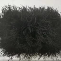 New 100% Natural Ostrich Hair Bra Wedding Underwear Women's Fur Coat Long Feather Top Lady Shirt Wrap Sexy Party Length 30 cm