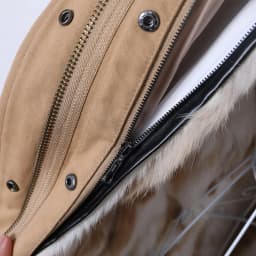 MAOMAOKONG 2026 Removable Real Fox Fur Collar Coats Woman Winter Jacket Hooded Rabbit fur lining Long Parkas Female Clothes