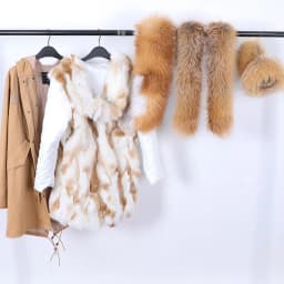MAOMAOKONG 2026 Removable Real Fox Fur Collar Coats Woman Winter Jacket Hooded Rabbit fur lining Long Parkas Female Clothes