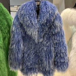 YOLOAgain Real Mongolia Sheep Fur Jacket Women Winter Burgundy Fur Coat