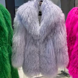 YOLOAgain Real Mongolia Sheep Fur Jacket Women Winter Burgundy Fur Coat