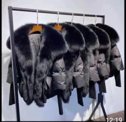 Female Large Fox Fur Collar Outerwear Thick Warm Fur Real Fur Coat Winter Jacket Women White Duck Down Jackets Hooded