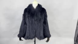 Luxury Ladies Autumn Winter Genuine Knitted Rabbit Fur Shawls Fox Fur Collar Women Fur Pashmina Wraps Bridal Cape Coat Jacket