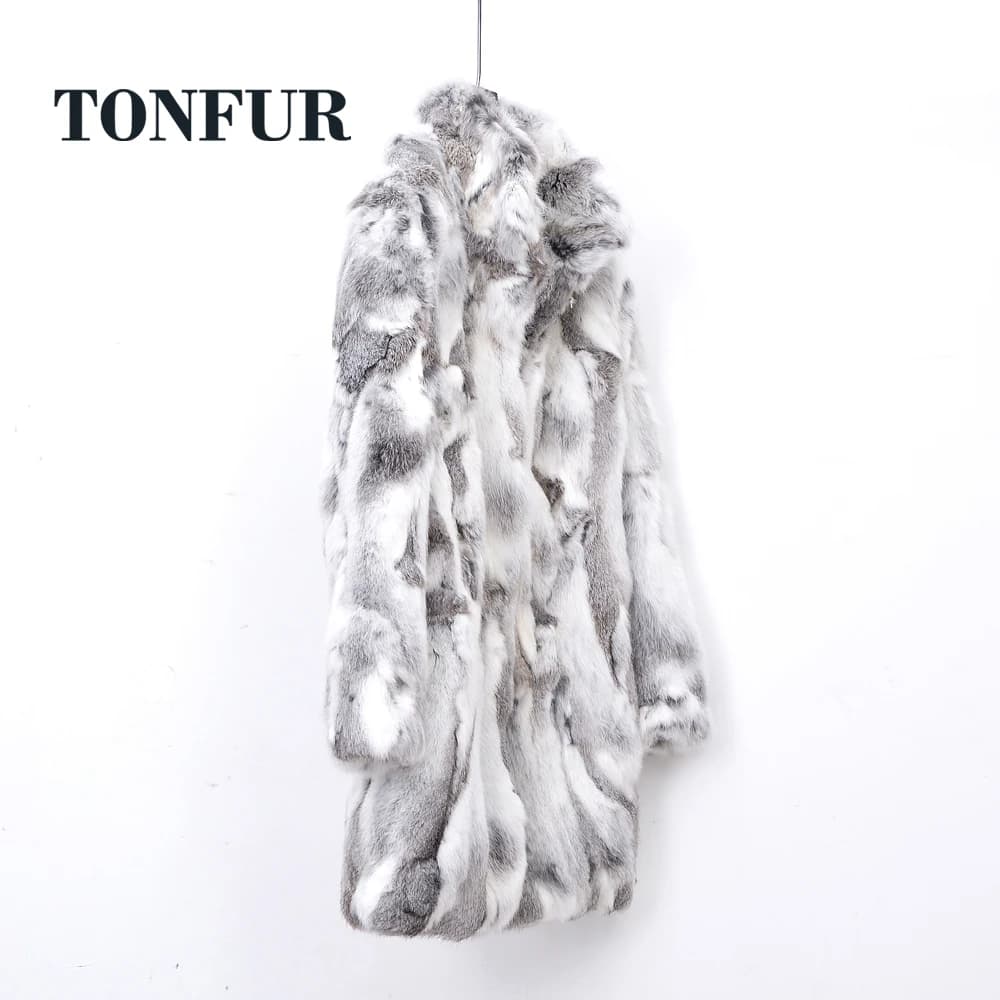 New Arrival Standard Collar Vintage Customize Real Whole Rabbit Fur Coat For Women Female M-5XL Mandarin Collar Jacket WSR257