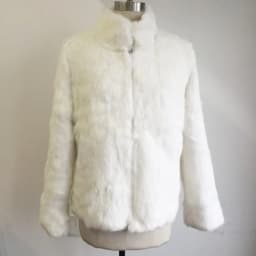 Mandarin Collar Style Design Women 100% Real Rabbit Fur Coat 2024 New Arrival Natural Fur Overcoat NZ150