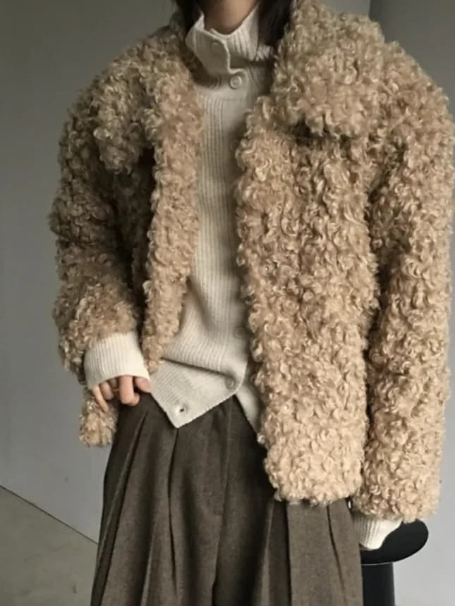 Korean Style Soft Furry Coat Women's Winter Warm Fashion 2025 New Eco-friendly Fur Outerwear Anti-aging Long Coat