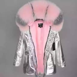 MAOMAOKONG 2026 Winter Women Coat Natural Fox Fur Collar Cuff Black Jackets Outwear Thick Luxury Real Fur Parka Women's Fur Coat