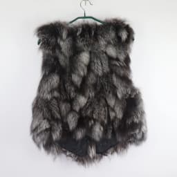 Natural Warm Silver Fox Fur Gilets Girls Short Style Fashion Fox Fur Sleeveless Jacket Autumn and Winter Women Real Fox Fur Vest