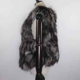 Natural Warm Silver Fox Fur Gilets Girls Short Style Fashion Fox Fur Sleeveless Jacket Autumn and Winter Women Real Fox Fur Vest