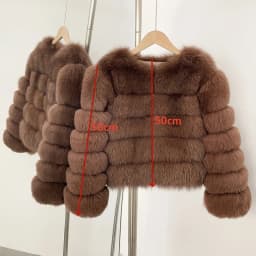 OFTBUY Wholesale Natural Raccoon Fox Fur Coat New High Quality Winter Jacket Women Fluffy Real Fur Clothing Outerwear Streetwear