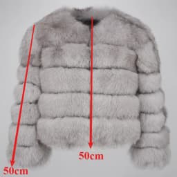 OFTBUY Wholesale Natural Raccoon Fox Fur Coat New High Quality Winter Jacket Women Fluffy Real Fur Clothing Outerwear Streetwear