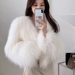 Hot Sales Natural Fur Fashion Short Coat New Raccoon Fur Double Sided Weaving Jacket Encryption Thickening Raccoon Fur Jacket