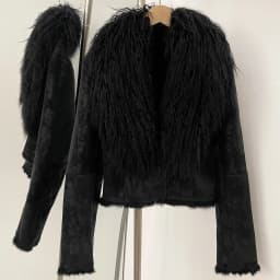 OFTBUY Natural Mongolia Sheep Fur Coat Female Autumn Winter Suede Jacket Women Fashion Short Warm Real Rabbit Fur Liner Clothes