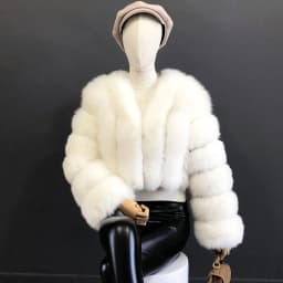 High Quality Fur Coat Women 100% Real Fox Fur Jacket Women's Fall/Winter Luxury Short Natural Fox Fur Coat Leather Jacket