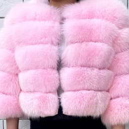 High Quality Fur Coat Women 100% Real Fox Fur Jacket Women's Fall/Winter Luxury Short Natural Fox Fur Coat Leather Jacket