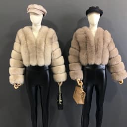 High Quality Fur Coat Women 100% Real Fox Fur Jacket Women's Fall/Winter Luxury Short Natural Fox Fur Coat Leather Jacket
