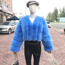 High Quality Fur Coat Women 100% Real Fox Fur Jacket Women's Fall/Winter Luxury Short Natural Fox Fur Coat Leather Jacket