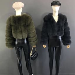 High Quality Fur Coat Women 100% Real Fox Fur Jacket Women's Fall/Winter Luxury Short Natural Fox Fur Coat Leather Jacket