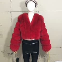 High Quality Fur Coat Women 100% Real Fox Fur Jacket Women's Fall/Winter Luxury Short Natural Fox Fur Coat Leather Jacket