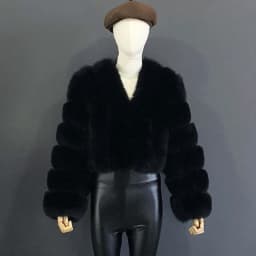 High Quality Fur Coat Women 100% Real Fox Fur Jacket Women's Fall/Winter Luxury Short Natural Fox Fur Coat Leather Jacket