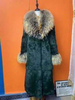 Hot Selling Women Natural Rabbit Fur Jacket Winter Real Fur Coat Fashion Fox Fur Turn-Down Collar Thick Warm Streetwear