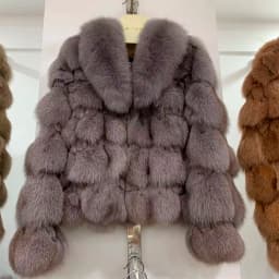 Winter Jacket Women Clothing Real Fox Fur Short Fashion Natural Fur Coats And Jackets Women Thick Warm Outerwear