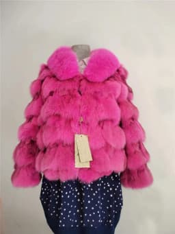 Winter Jacket Women Clothing Real Fox Fur Short Fashion Natural Fur Coats And Jackets Women Thick Warm Outerwear