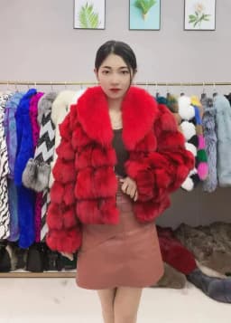 Winter Jacket Women Clothing Real Fox Fur Short Fashion Natural Fur Coats And Jackets Women Thick Warm Outerwear