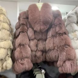 Winter Jacket Women Clothing Real Fox Fur Short Fashion Natural Fur Coats And Jackets Women Thick Warm Outerwear