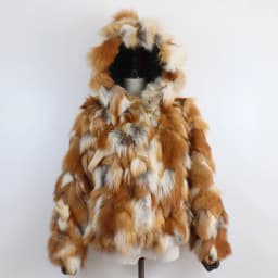 New Winter Women Real Fox Fur Hooded Coat Thick Keep Warm 100% Natural Real Fox Fur Jacket Lady Fashion Geunine Fox Fur Overcoat