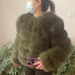 WEFURLENA 2026 New Real Fur Coat Winter Jacket Women natural large wool fox fur coat Street warm long sleeve detachable vest