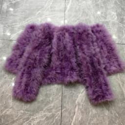 14 Colors Ostrich Feather Fur Coat Shearling Women Jackets Elegant Fashion Luxury Autumn Winter Top Clothes