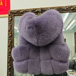 Rea Fox Fur Jacket Women Luxury Genuine Silver Fox Short Coat For Girls sleeveless Winter Plush Red Fox Fur Vest Female