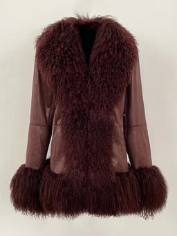 OFTBUY Thick Warm Fashion Overwear Lady New Winter Coat Women Natural Mongolia Sheep Fur Jacket Real Rabbit Fur Coat Female