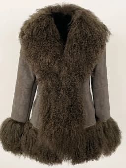 OFTBUY Thick Warm Fashion Overwear Lady New Winter Coat Women Natural Mongolia Sheep Fur Jacket Real Rabbit Fur Coat Female