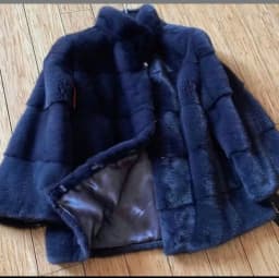 Women's Real Mink Fur Jacket Short Coat European Street Style Warm Casual Fashion Ladies Outerwear