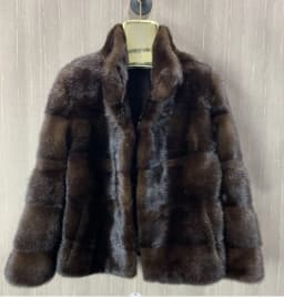 Women's Real Mink Fur Jacket Short Coat European Street Style Warm Casual Fashion Ladies Outerwear